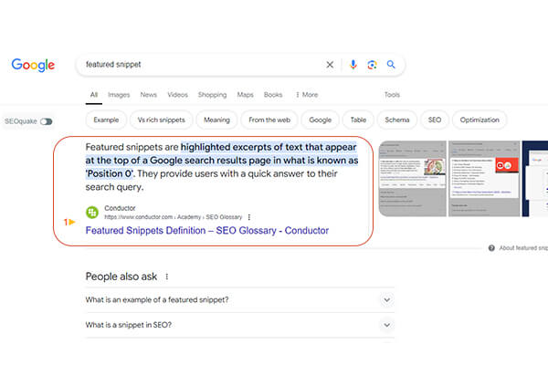 Featured Snippets